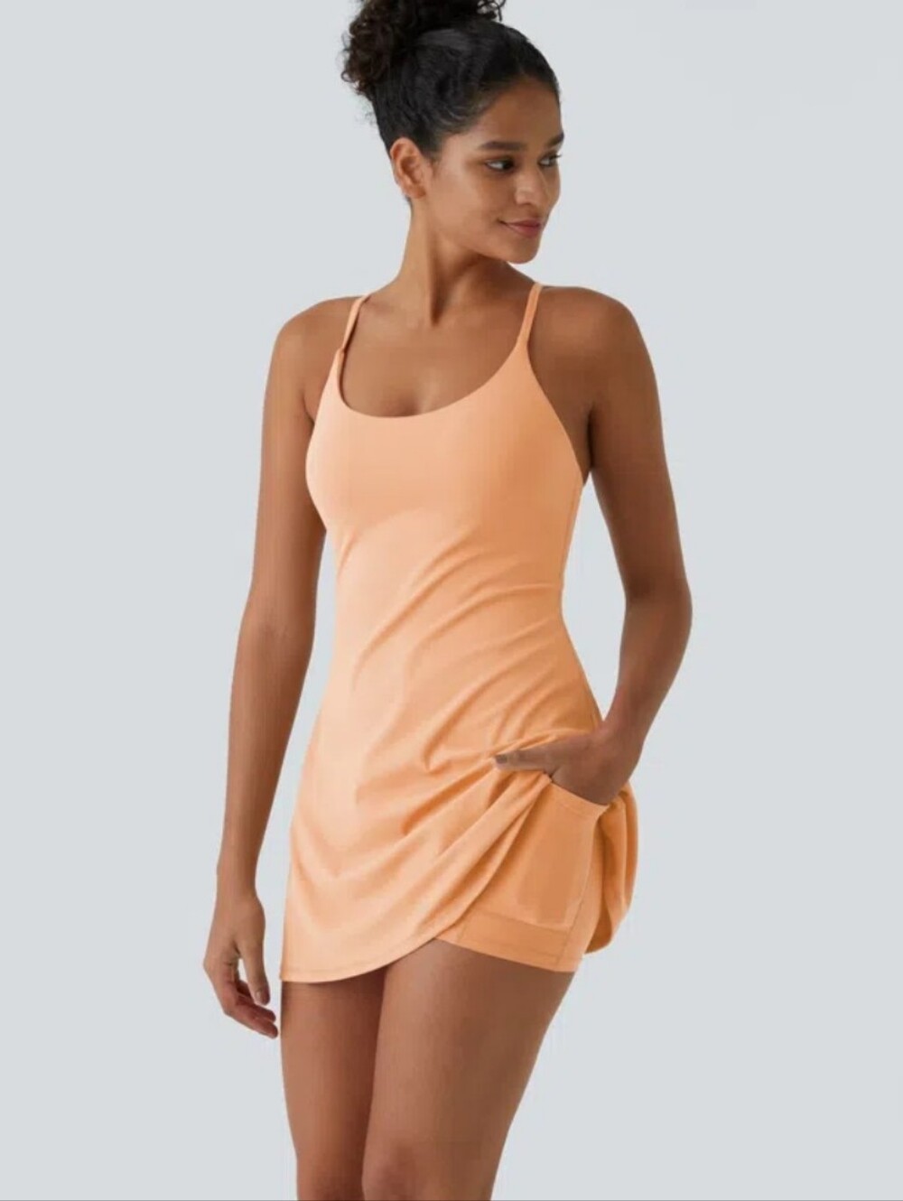 Halara SoftlyZero Backless Active Dress-Easy Peezy Edition